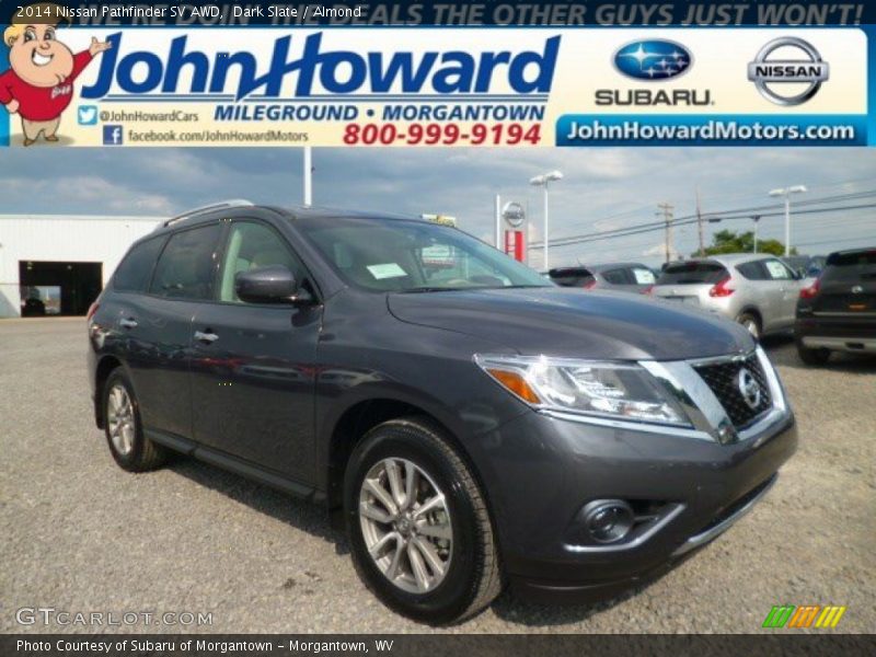 Dark Slate / Almond 2014 Nissan Pathfinder SV AWD