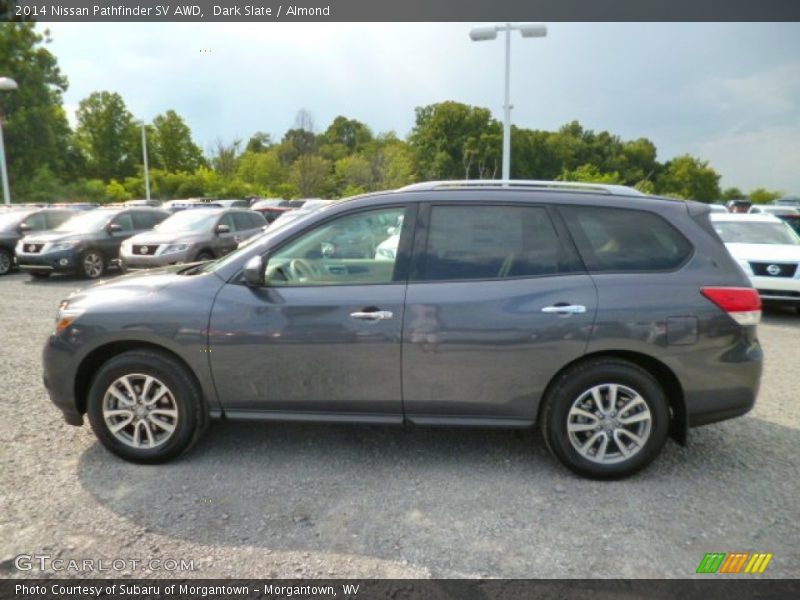 Dark Slate / Almond 2014 Nissan Pathfinder SV AWD