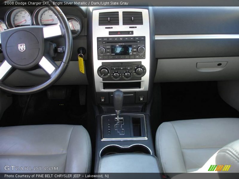 Bright Silver Metallic / Dark/Light Slate Gray 2008 Dodge Charger SXT