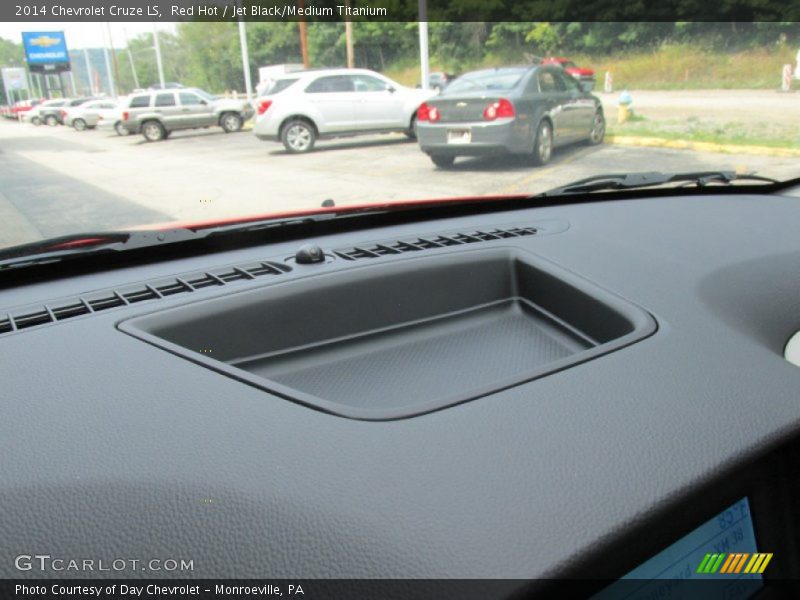 Red Hot / Jet Black/Medium Titanium 2014 Chevrolet Cruze LS