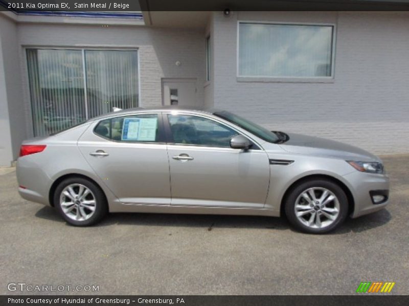 Satin Metal / Beige 2011 Kia Optima EX