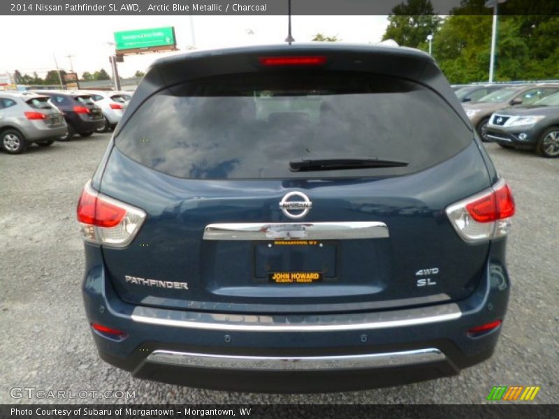 Arctic Blue Metallic / Charcoal 2014 Nissan Pathfinder SL AWD