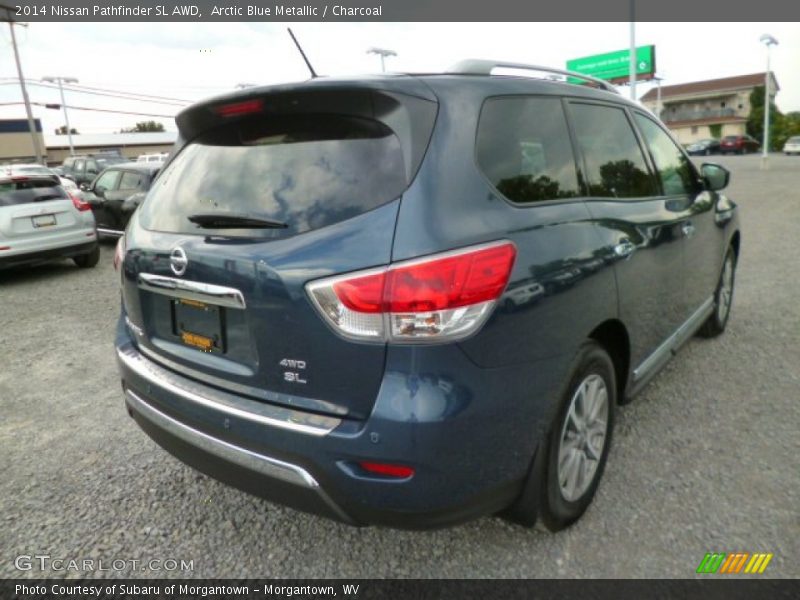 Arctic Blue Metallic / Charcoal 2014 Nissan Pathfinder SL AWD