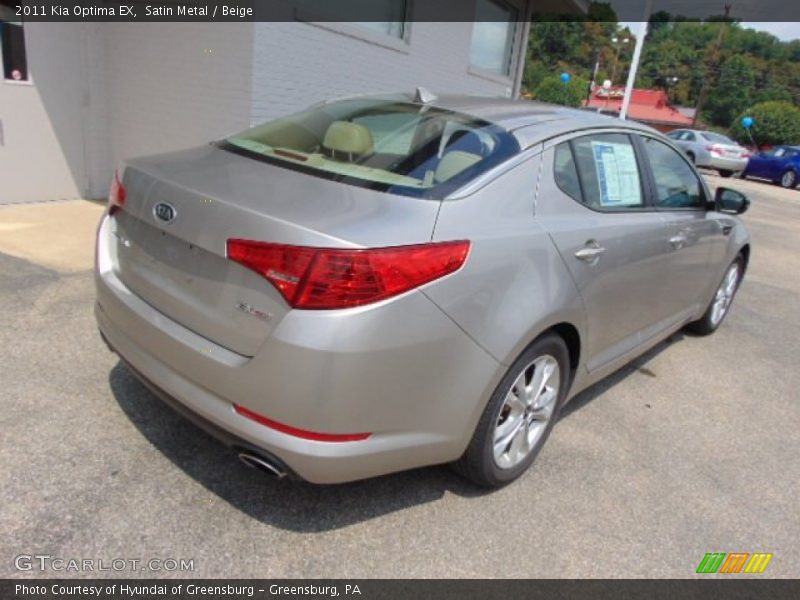 Satin Metal / Beige 2011 Kia Optima EX