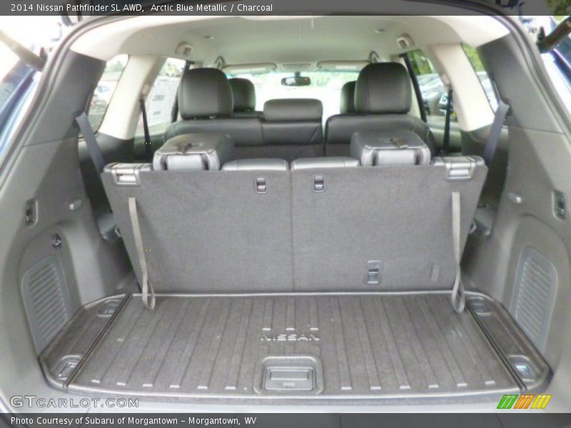 Arctic Blue Metallic / Charcoal 2014 Nissan Pathfinder SL AWD
