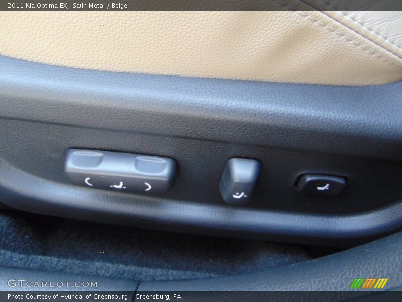 Satin Metal / Beige 2011 Kia Optima EX