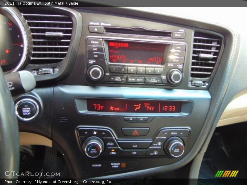 Satin Metal / Beige 2011 Kia Optima EX
