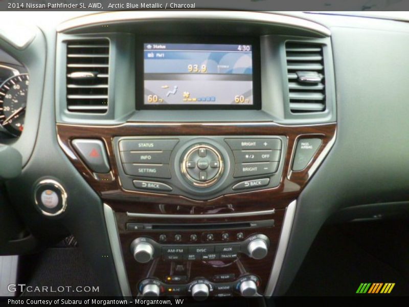 Arctic Blue Metallic / Charcoal 2014 Nissan Pathfinder SL AWD