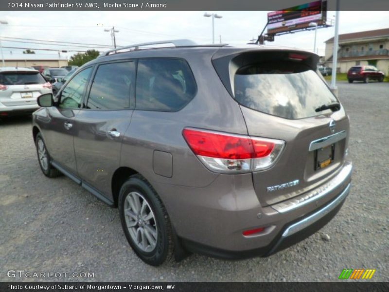 Mocha Stone / Almond 2014 Nissan Pathfinder SV AWD