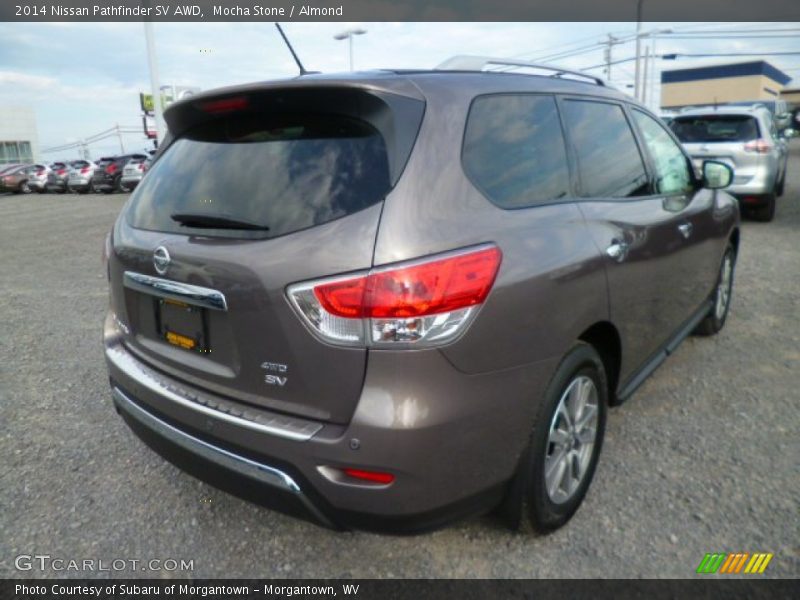 Mocha Stone / Almond 2014 Nissan Pathfinder SV AWD