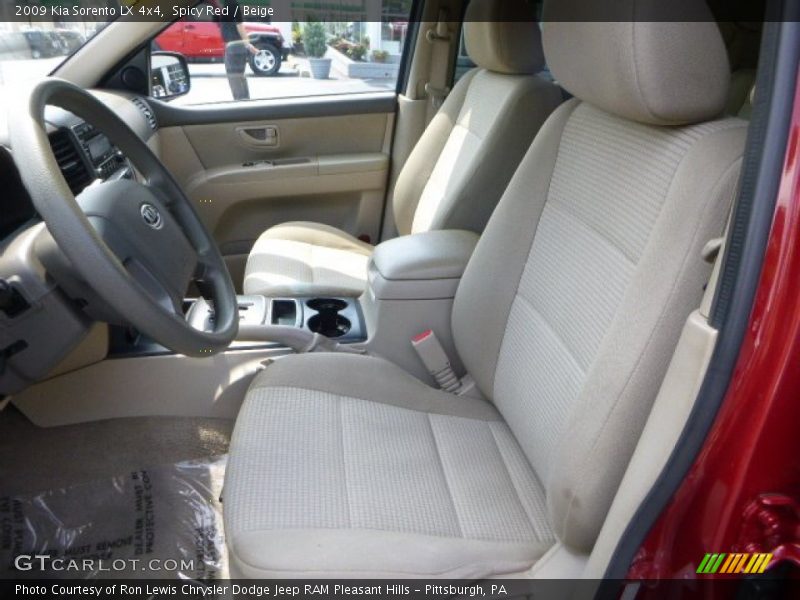 Spicy Red / Beige 2009 Kia Sorento LX 4x4