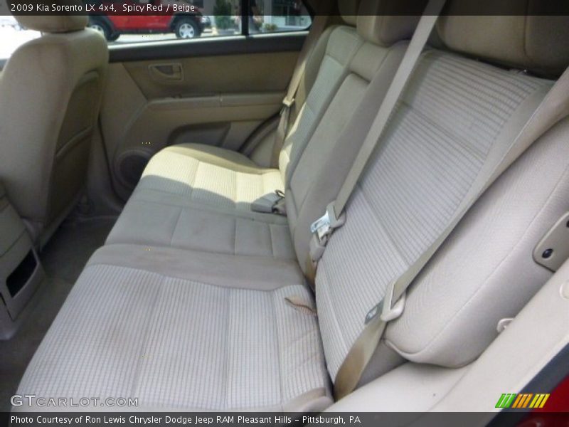 Spicy Red / Beige 2009 Kia Sorento LX 4x4