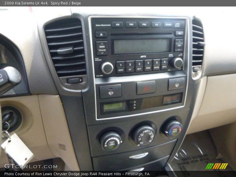 Spicy Red / Beige 2009 Kia Sorento LX 4x4