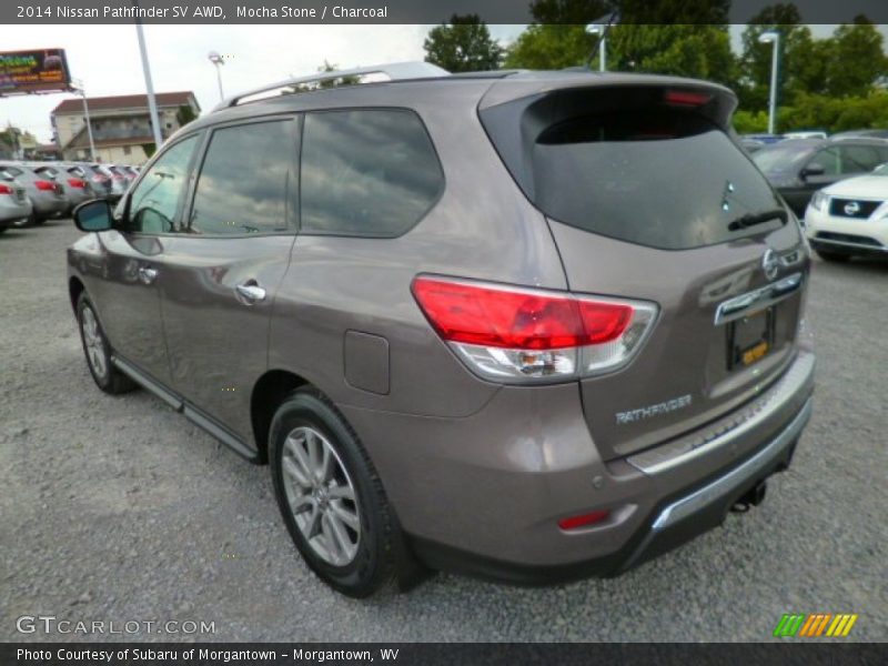 Mocha Stone / Charcoal 2014 Nissan Pathfinder SV AWD