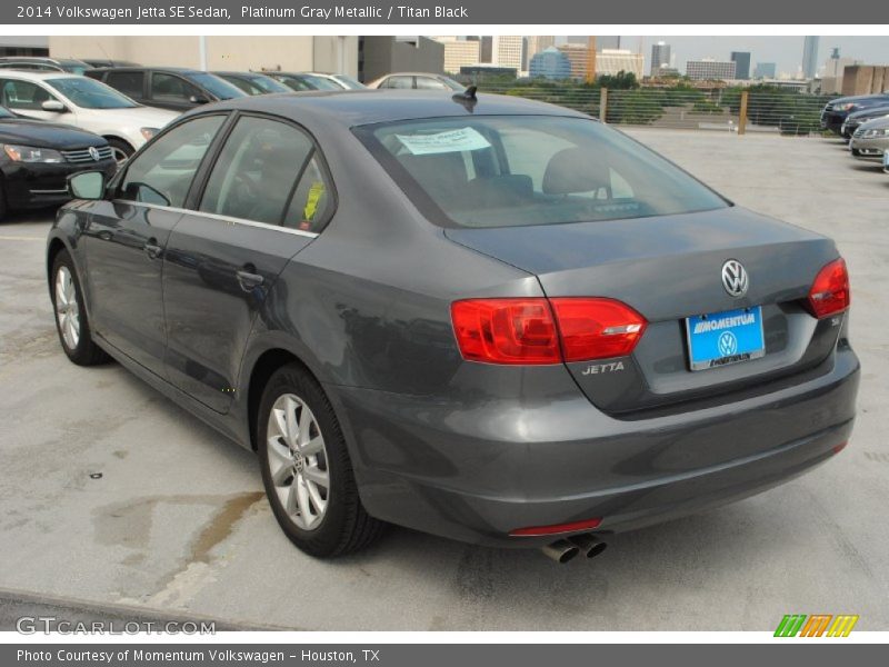 Platinum Gray Metallic / Titan Black 2014 Volkswagen Jetta SE Sedan