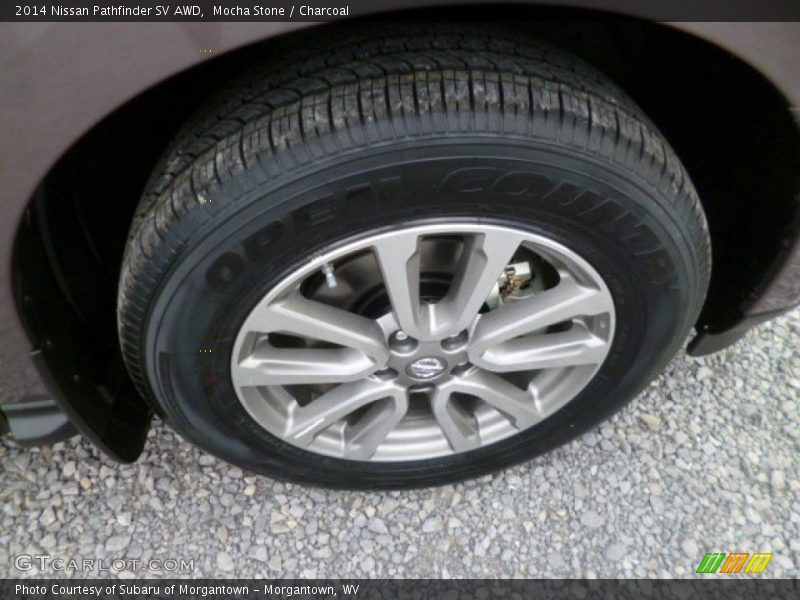 Mocha Stone / Charcoal 2014 Nissan Pathfinder SV AWD