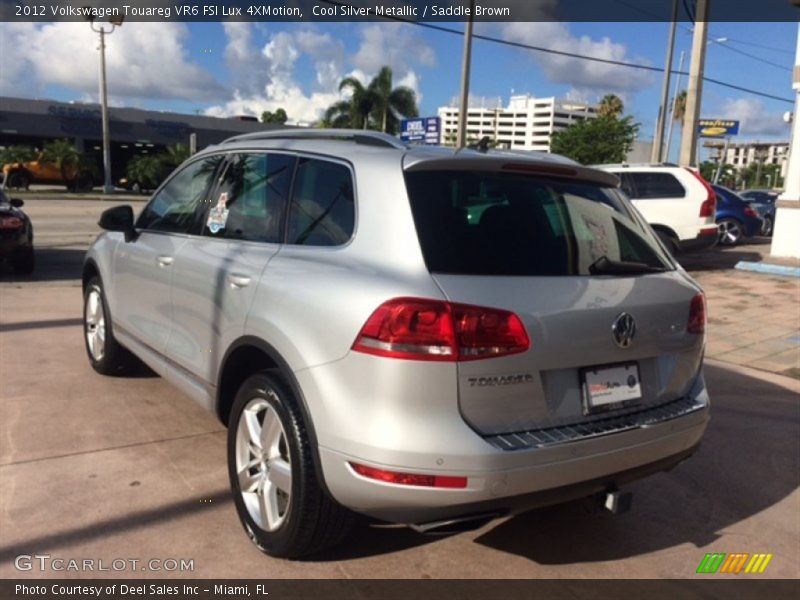 Cool Silver Metallic / Saddle Brown 2012 Volkswagen Touareg VR6 FSI Lux 4XMotion