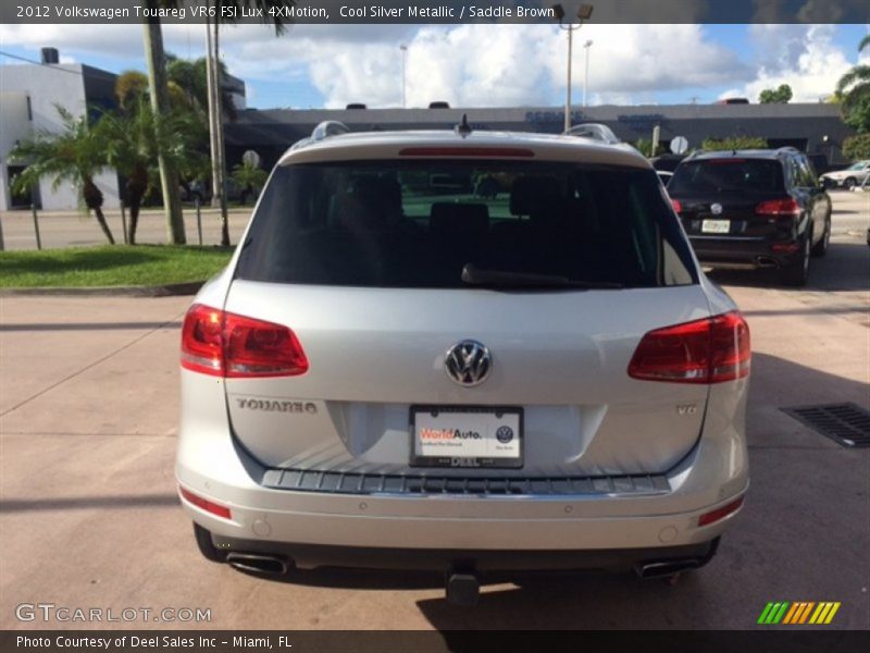 Cool Silver Metallic / Saddle Brown 2012 Volkswagen Touareg VR6 FSI Lux 4XMotion