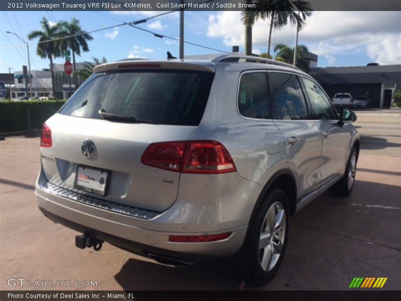 Cool Silver Metallic / Saddle Brown 2012 Volkswagen Touareg VR6 FSI Lux 4XMotion