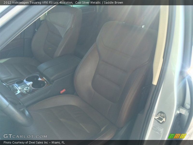 Cool Silver Metallic / Saddle Brown 2012 Volkswagen Touareg VR6 FSI Lux 4XMotion