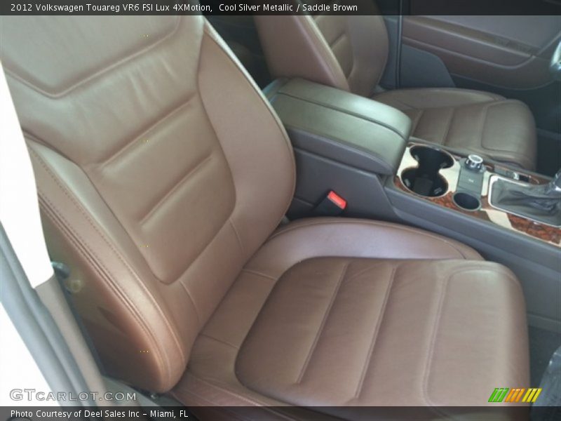 Cool Silver Metallic / Saddle Brown 2012 Volkswagen Touareg VR6 FSI Lux 4XMotion