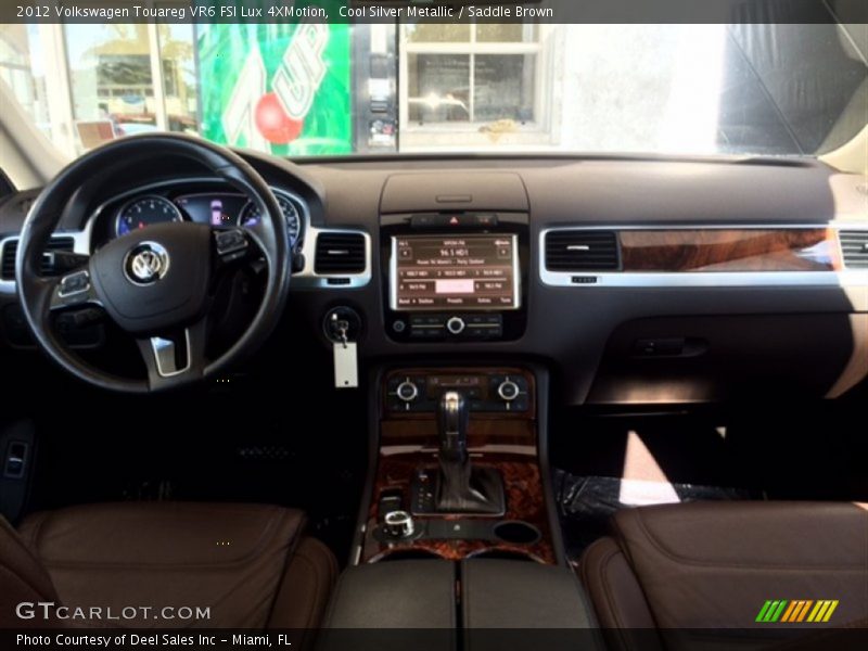 Cool Silver Metallic / Saddle Brown 2012 Volkswagen Touareg VR6 FSI Lux 4XMotion