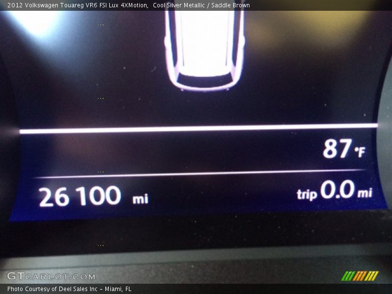 Cool Silver Metallic / Saddle Brown 2012 Volkswagen Touareg VR6 FSI Lux 4XMotion