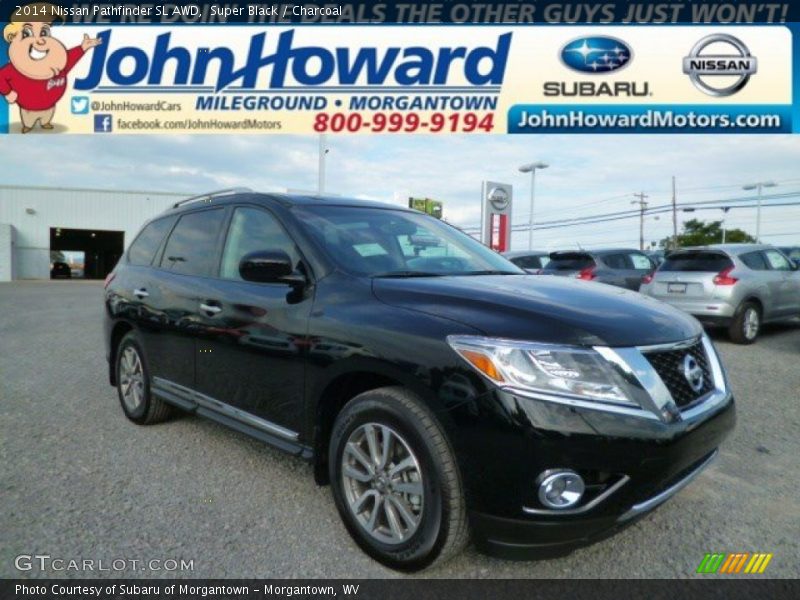 Super Black / Charcoal 2014 Nissan Pathfinder SL AWD