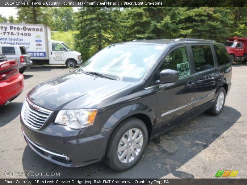 Maximum Steel Metallic / Black/Light Graystone 2014 Chrysler Town & Country Touring