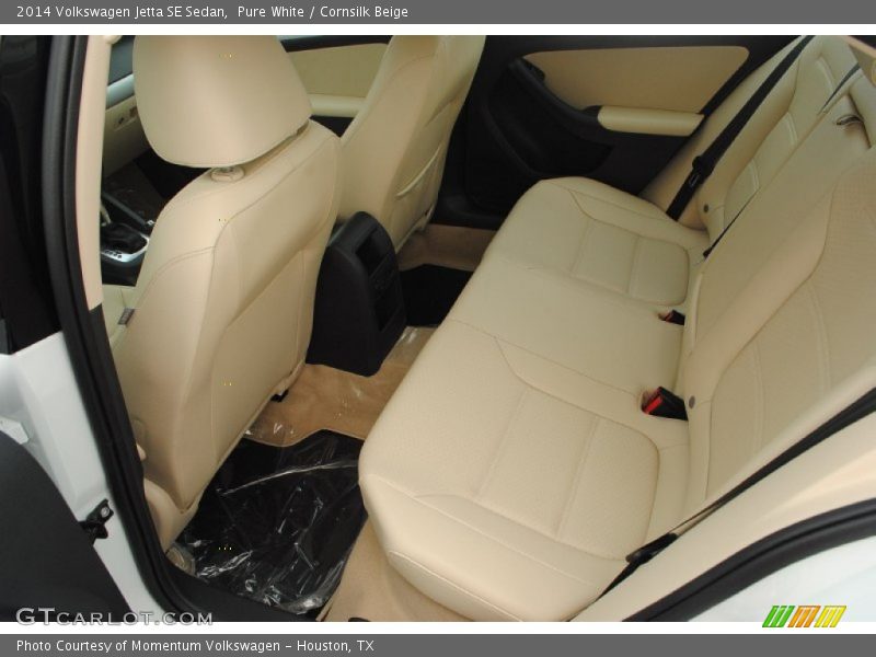 Pure White / Cornsilk Beige 2014 Volkswagen Jetta SE Sedan
