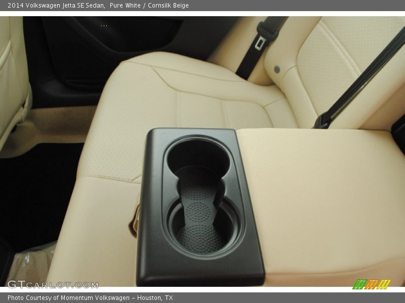 Pure White / Cornsilk Beige 2014 Volkswagen Jetta SE Sedan