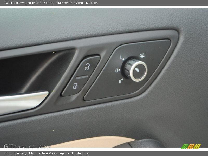 Pure White / Cornsilk Beige 2014 Volkswagen Jetta SE Sedan