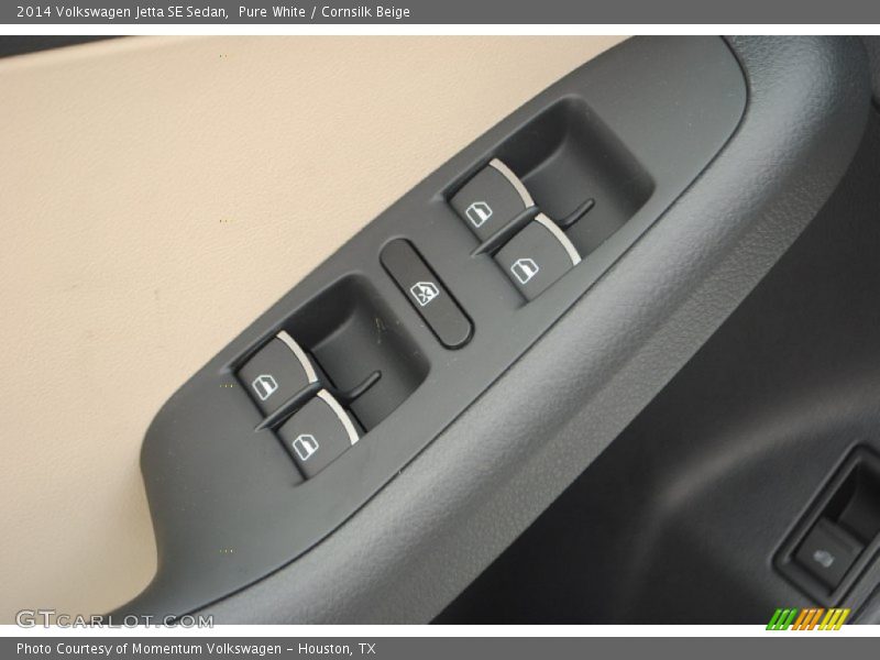 Pure White / Cornsilk Beige 2014 Volkswagen Jetta SE Sedan