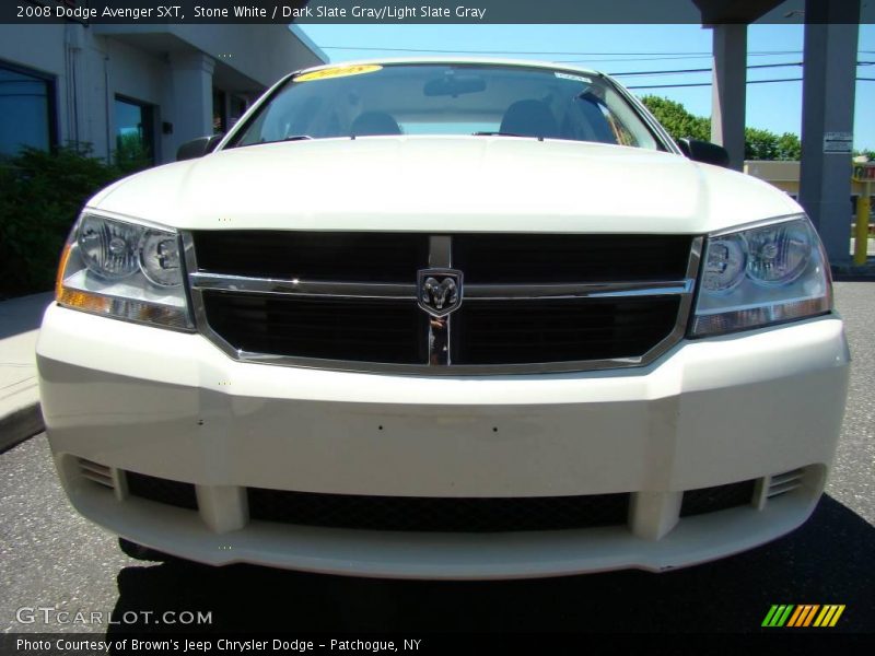 Stone White / Dark Slate Gray/Light Slate Gray 2008 Dodge Avenger SXT
