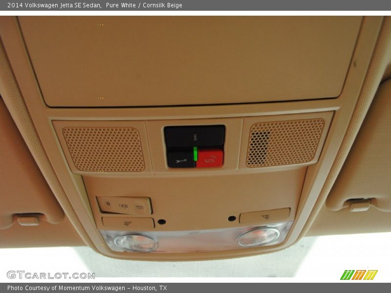 Pure White / Cornsilk Beige 2014 Volkswagen Jetta SE Sedan