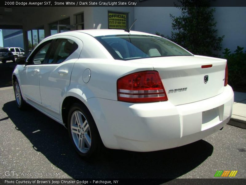 Stone White / Dark Slate Gray/Light Slate Gray 2008 Dodge Avenger SXT