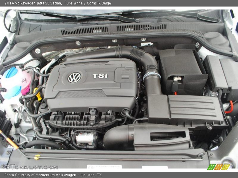 Pure White / Cornsilk Beige 2014 Volkswagen Jetta SE Sedan