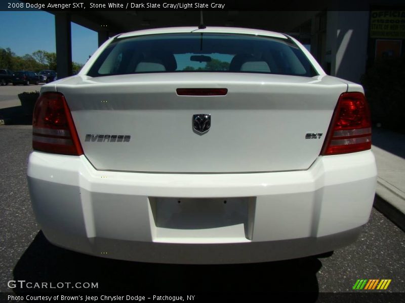 Stone White / Dark Slate Gray/Light Slate Gray 2008 Dodge Avenger SXT