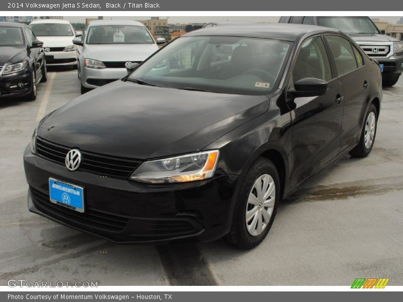 Black / Titan Black 2014 Volkswagen Jetta S Sedan