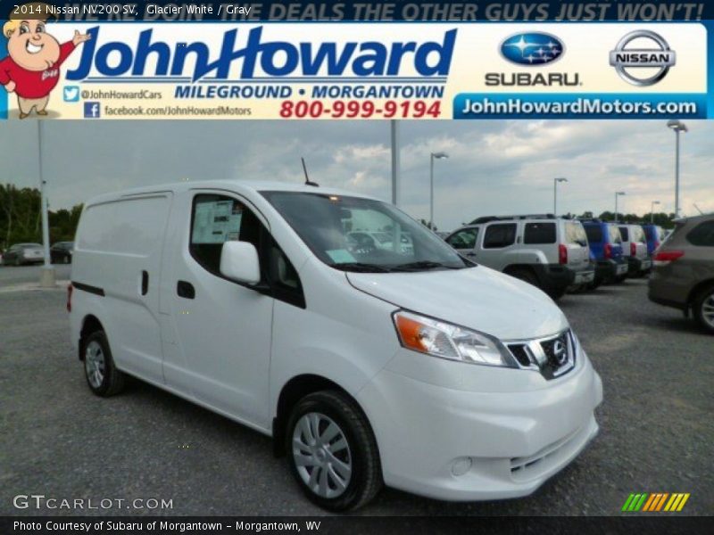Glacier White / Gray 2014 Nissan NV200 SV