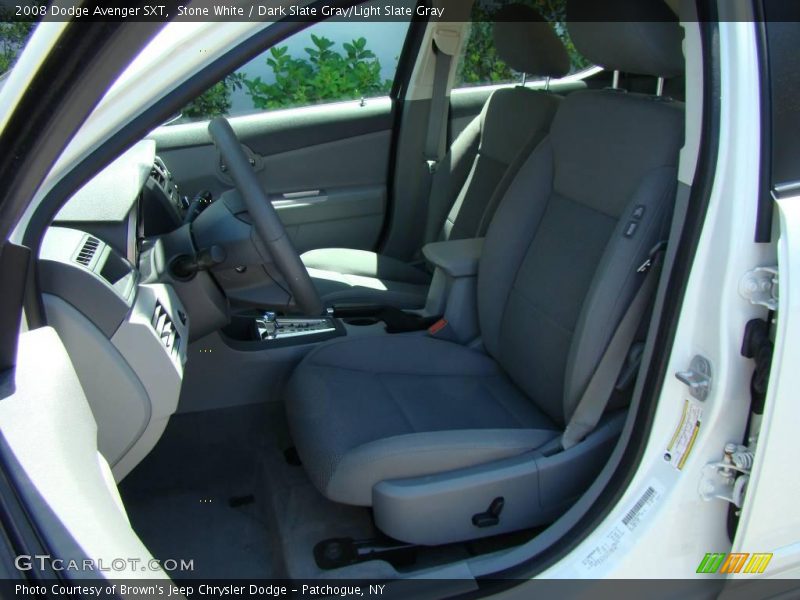 Stone White / Dark Slate Gray/Light Slate Gray 2008 Dodge Avenger SXT