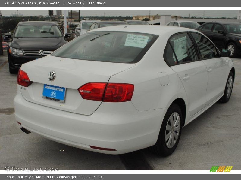 Pure White / Titan Black 2014 Volkswagen Jetta S Sedan