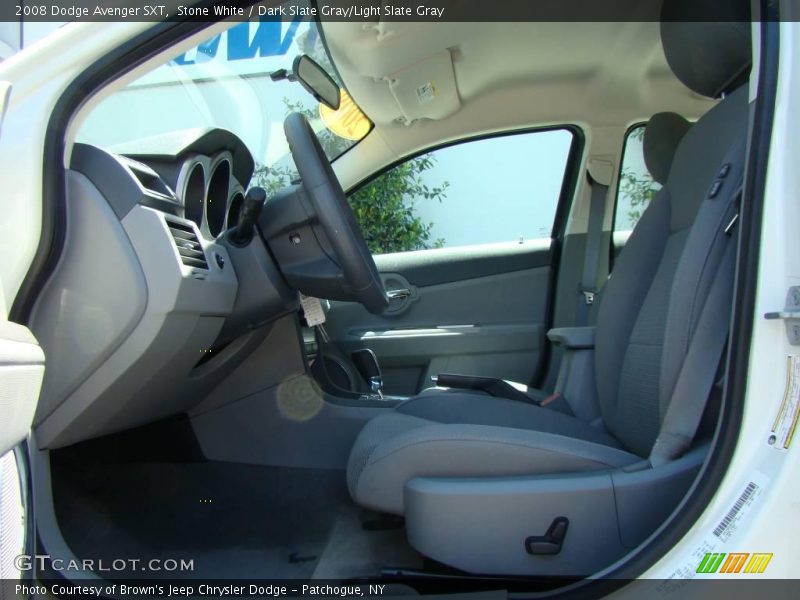 Stone White / Dark Slate Gray/Light Slate Gray 2008 Dodge Avenger SXT