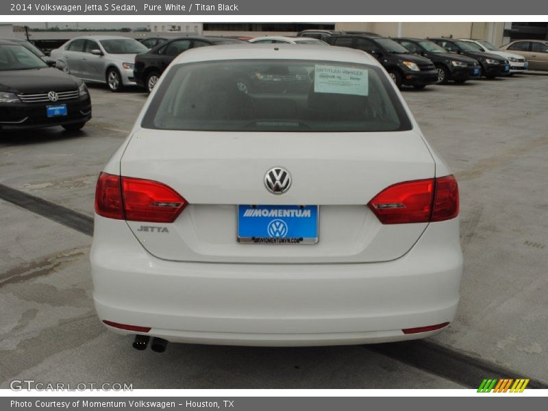 Pure White / Titan Black 2014 Volkswagen Jetta S Sedan