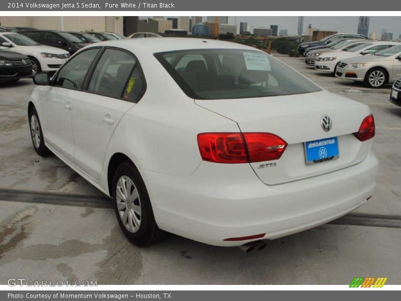 Pure White / Titan Black 2014 Volkswagen Jetta S Sedan