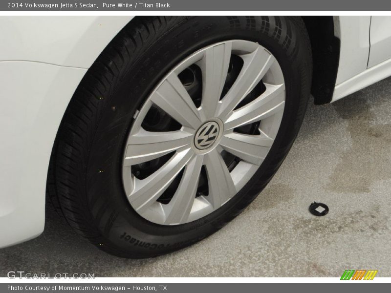 Pure White / Titan Black 2014 Volkswagen Jetta S Sedan