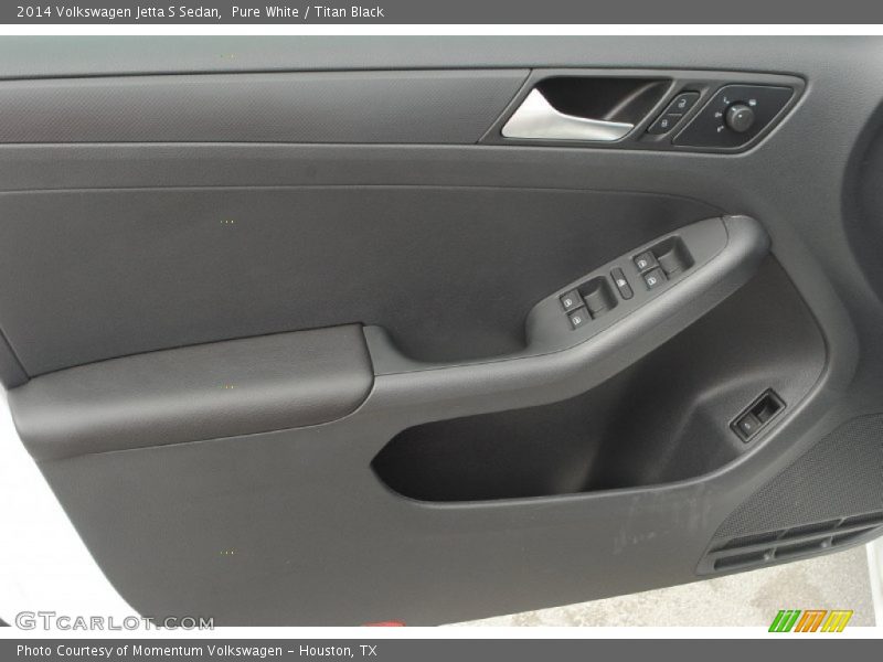 Pure White / Titan Black 2014 Volkswagen Jetta S Sedan