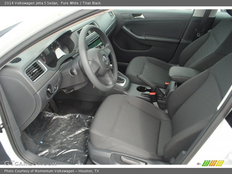 Pure White / Titan Black 2014 Volkswagen Jetta S Sedan
