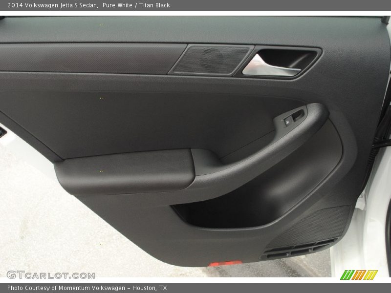 Pure White / Titan Black 2014 Volkswagen Jetta S Sedan