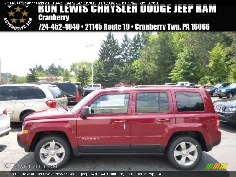 Deep Cherry Red Crystal Pearl / Dark Slate Gray/Light Pebble 2014 Jeep Patriot Latitude